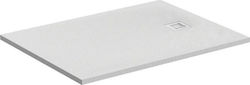 Ideal Standard Ultra Flat S Ορθογώνια Ντουζιέρα Τεχνητής Πέτρας 100x80cm Λευκή