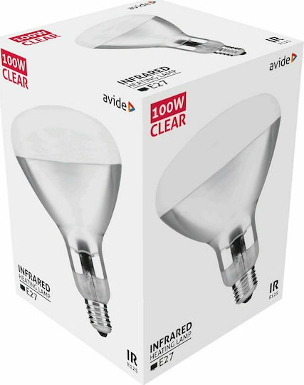 Avide ASIR27-100W-C Infrared Lamp 100W for Socket E27