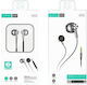 Xipin HX-12 Earbuds Handsfree with 3.5mm Connector Silver