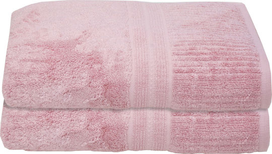 Anna Riska Hand Towel Modal 30x50cm 2 Blush Pink Weight 600gr/m²