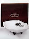 Karvounis Vintage Porcelain Decorative Platter White 32x28cm