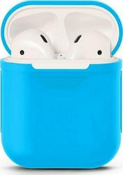 Senso Case Silicone in Light Blue color for Apple AirPods 1 / AirPods 2