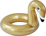 Swim Essentials Inflatable Floating Ring Swan Gold 110cm 22911