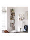 Corner Shelf Wall Grey 20x20x127.5cm