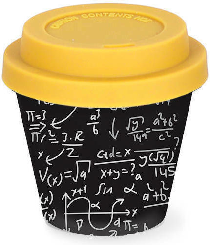 iDrink Math R-PET Κούπα Πλαστική με Καπάκι Μαύρη 90ml iDrink Math R-PET Κούπα Πλαστική με Καπάκι Μαύρη 90ml