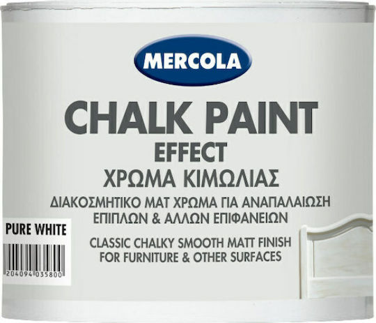 Mercola Chalk Paint Effect Chalk Paint Pure White 375ml 3601