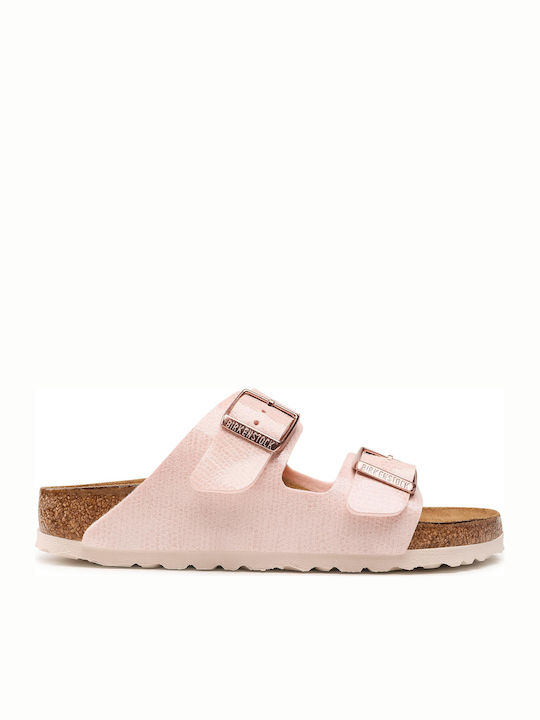 Birkenstock Arizona Leder Flache Sandalen für D...