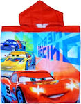 Stamion Cars Poncho de plajă pentru copii Mașinuțe Disney Roșu 100 x 50cm.