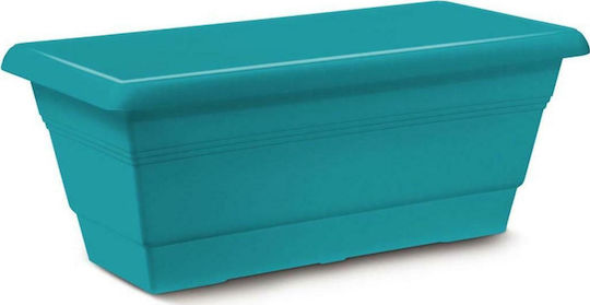 Atmosphera Festone Кутия за саксии Пластмаса Тюркоазен 40x20x16см.