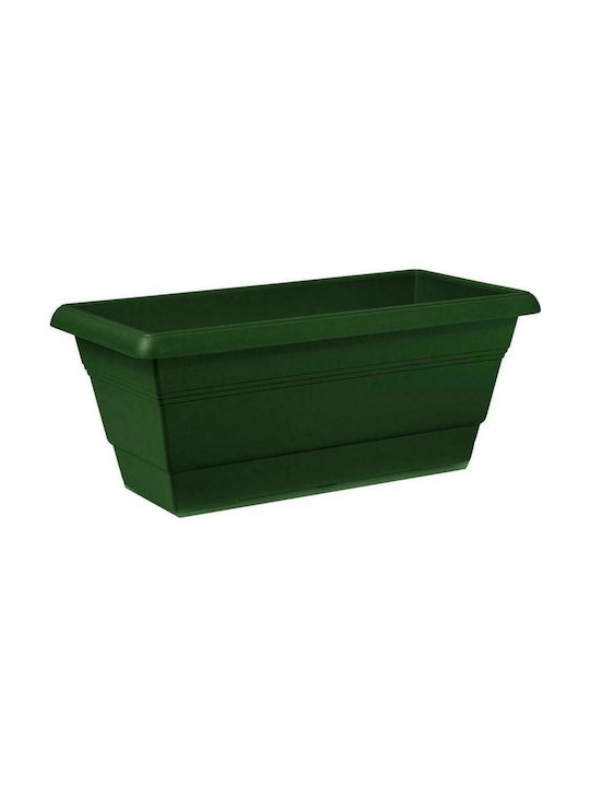 Plastona Festone Planter Box 40x16cm in Green Color 10.04.0340Β