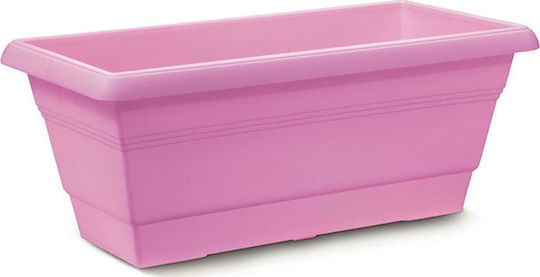 Atmosphera Festone Plastic Pink Planter Box 40x20x16cm