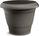 Plastona Festone Campana Blumentopf 45x37cm in Gray Farbe 10.04.0205C