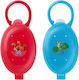 Kiokids Case Pacifier Animals made of Plastic Red