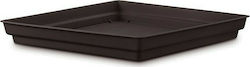 Plastona 10.01.0053 Square Plate Pot Black 36x36cm