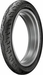 Dunlop D401 130/90B16 73H Tubeless Custom Front Motorcycle Tyre