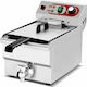 Lappas Electric Fryer 6kW Capacity 13lt 31x48x35cm