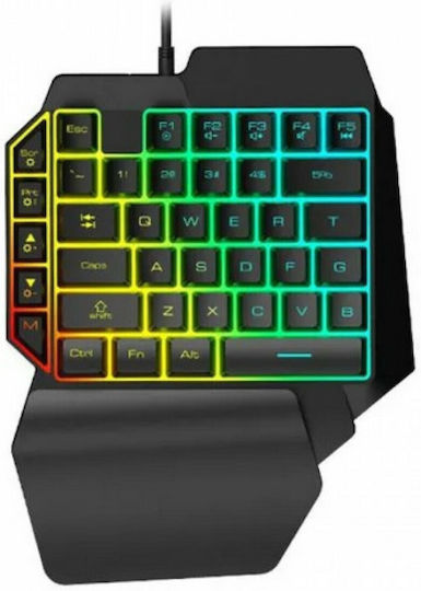 Yelandar JX-K8 RGB Gaming KeyPad με RGB φωτισμό (Αγγλικό US)