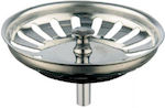 L.B. Plast Stainless Steel Cap Sink with Output 83mm Silver 008.000088 PNO500
