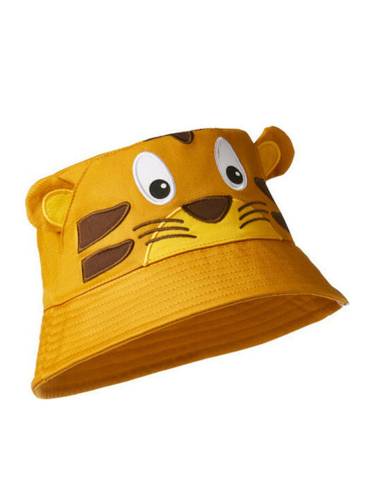 Affenzahn Kids' Hat Bucket Fabric Τιγράκι Yellow