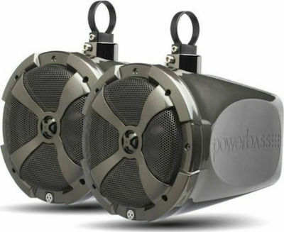 PowerBass Marine Speaker Set 8" with 100W RMS Gray