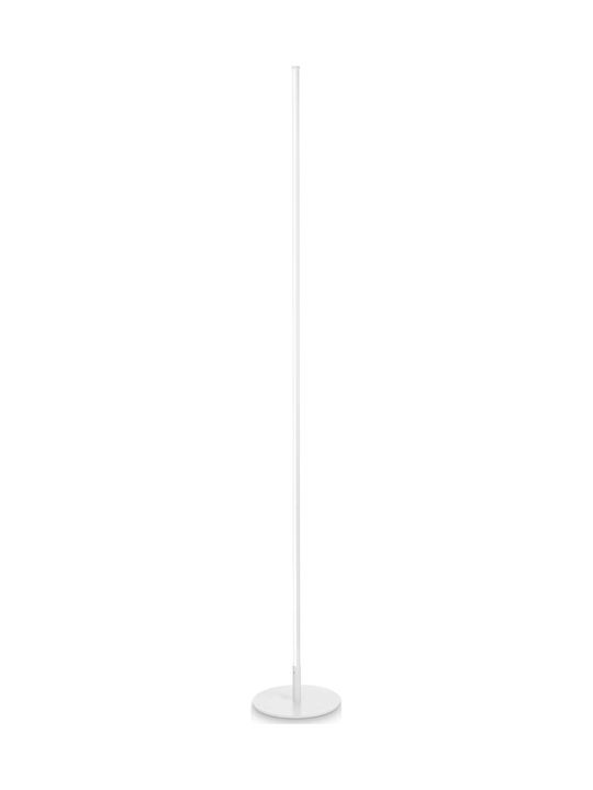 Ideal Lux Lampă de podea LED Î146.5xL20cm. cu Lumină Caldă Albă Alb