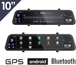 Android Σετ Καθρέπτης με Κάμερα DVR Αυτοκινήτου με Οθόνη 10" GPS με Κλιπ & Κάμερα Οπισθοπορείας
