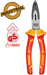 Ingco Curved Electrician Long Nose Plier 200mm HIBNP28208