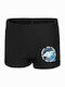 4F Boxer Kinder Badeanzug Badeshorts Schwarz