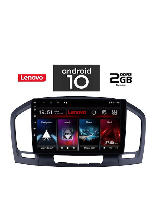 Lenovo Car-Audiosystem für Opel Abzeichen 2008-2013 (Bluetooth/USB/AUX/WiFi/GPS) mit Touchscreen 9"