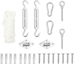 vidaXL Anschluss für Gartenpergola aus Stahl 9S...