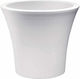 Plastona City 40 με Ρόδες Flower Pot Self-Watering / with wheels 40x38cm in White Color 10.11.0175