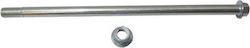 Yamaha Motorcycle Wheel Axle Rear Wheel Axle Yamaha T50 / Z-125 / Suzuki Fx 125 with Nut Yamaha Motorcycle Wheel Axle Rear Wheel Axle Yamaha T50 / Z-125 / Suzuki Fx 125 with Nut