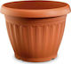 Atmosphera Corfu Pot Plastic Terracotta 45x45x34cm.