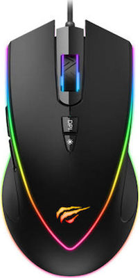 Havit MS1017 RGB Gaming Mouse 6400 DPI Black