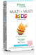 Power Of Nature Multi Kids Stevia Πολυβιταμίνη για Ενέργεια & Ενίσχυση του Ανοσοποιητικού Φράουλα 30 μασώμενες ταμπλέτες