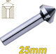 Ptg Cobalt Router Bit 25mm Cutter Bit Cobalt for Metal 25mm x 67mm x 10mm