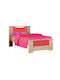 Smile Kids Bed Single Red for Mattress 90x190cm