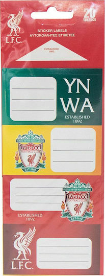 Διακάκης Liverpool Ετικέτες Τετραδίων 20τμχ