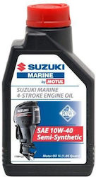 Motul SAE 10W-40 Semisintetice Ulei Barca 4T Lubrifiant pentru motoare externe Suzuki 10W30 1L 1lt