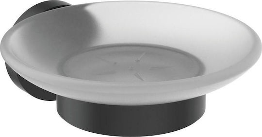 Ideal Standard Iom Σαπουνοθήκη Επιτοίχια Γυάλινη Silk Black