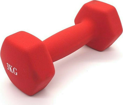 Vinyl Hexagon Dumbbell 1 x 3kg