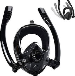 HJKB Schnorchel Schlange Maske Volles Gesicht 180° Kinder