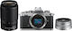 Nikon Aparat Foto Mirrorless Z Fc Crop Frame Kit (Z DX 16-50mm F3.5-6.3 VR + Z DX 50-250mm F4.5-6.3 VR) Argintiu