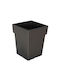 Viomes Linea Pot Plastic Anthracite - Molyvi 33x33x42cm.