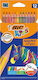 Bic Kids Evolution Stripes Pencils Set 12pcs