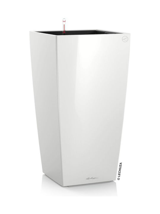 Lechuza Cubico Premium Self-watering Pot Plastic 40x40x75cm.