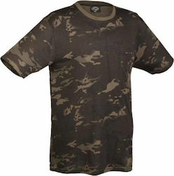 Mil-Tec T-Shirt Cotton Multicam Black