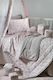 Down Town Home Baby Mosquito Net for Crib Big Star made of Pink Tulles 500x200cm