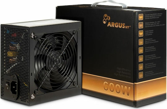 Inter-Tech ArgusNT BPS 600W Μαύρο Τροφοδοτικό Υπολογιστή Full Wired 80 Plus Bronze