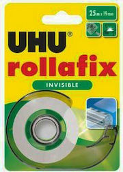 UHU Distribuitor de bandă de birou Rollafix 25m 19mm x 25m 1buc Transparent 36971